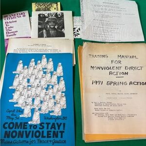 Vintage Training Manual For nonviolent Direct Action 1971 College Peace Studies